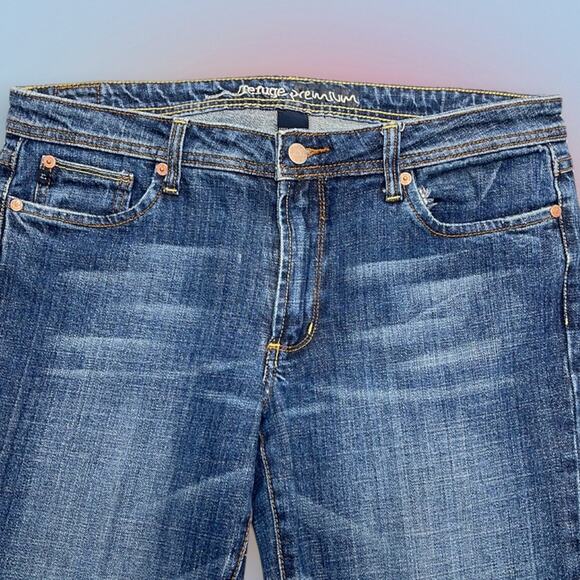 REFUGE Women’s 13 (Juniors) LONG Boot Cut Blue Jeans - Picture 2 of 4